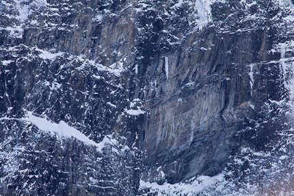 Schach Matt - Gran Zebrù - Schach Matt - Gran Zebrù. (3851m), North Face, 1000m M10+ WI5 55°. Florian & Martin Riegler, winter 2010.