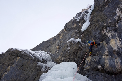 Val Lietres, Dolomites, Once in a Lifetime - Making the first ascent of Once in a Lifetime, Val de Lietres, Dolomites (Daniel Ladurner, Hannes Lemayr, Florian Riegler)