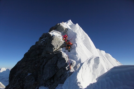Simone Moro - Hillary Step, Everest