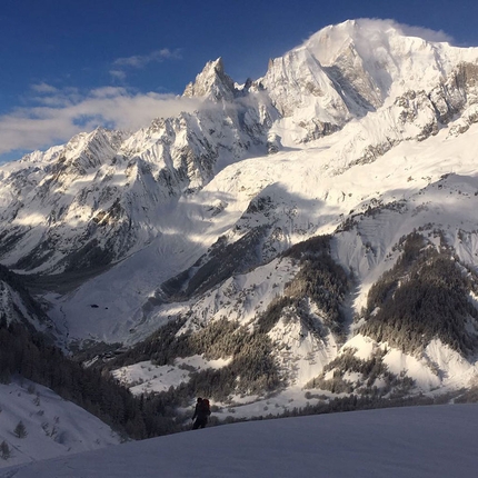 Lo scialpinismo e la gioia dello sciatore libero. Di Matteo Pellin - Società Guide Alpine Courmayeur - Scialpinismo sul Monte Bianco