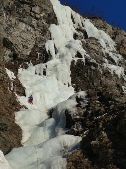 Arctic Pole Ice Climbing Trip 2018, Marcello Sanguineti, Fulvio Conta, Floriano Martinaglia, Tommaso Regesta - Cascate di ghiaccio in Norvegia: sulle cascate di Storstampen