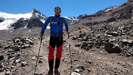 Los Picos 6500, Andes, Franco Nicolini, Tomas Franchini, Silvestro Franchini - Los Picos 6500:  Michele Leonardi after having climbed Aconcagua