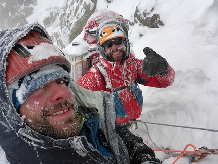 Mount Shkhara in Georgia: new route, first winter ascent video by Archil Badriashvili, Giorgi Tepnadze