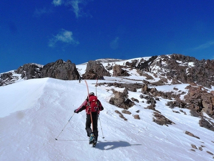Scialpinismo in Alto Atlante, Marocco - Marocco scialpinismo: Colle Tizi n'Ouagane (3.720 m)