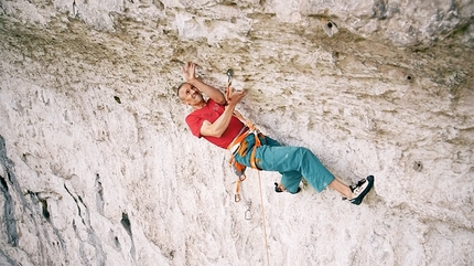 Video: Steve McClure climbing Britain's hardest sport route, Rainman 9b at Malham Cove