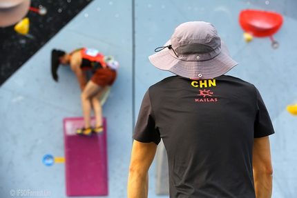Bouldering World Cup 2018 - Competing at the Tai’an stage of the Bouldering World Cup 2018
