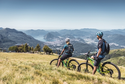 Svizzera bike tour - Svizzera Canton Ticino: mountain bike attorno a Lugano, vicino a Capanna Monte Bar