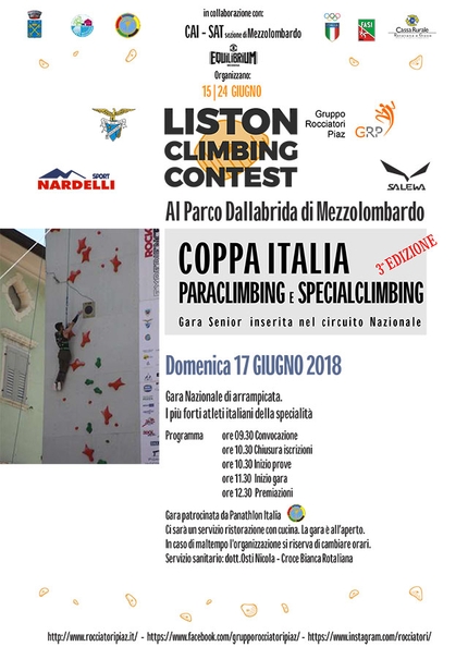 Liston Climbing Contest 2018 - Mezzolombardo - 