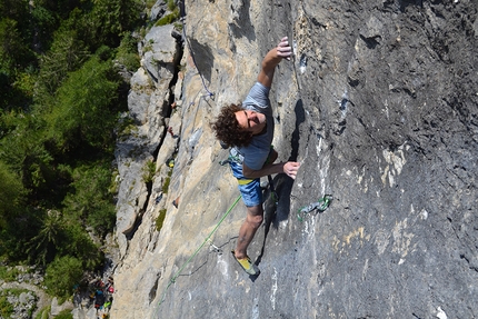 Arrampicarnia 2018, Cjanevate 150, Alpi Carniche - Arrampicarnia: Adam Ondra in arrampicata alla Scogliera di Pal Piccolo
