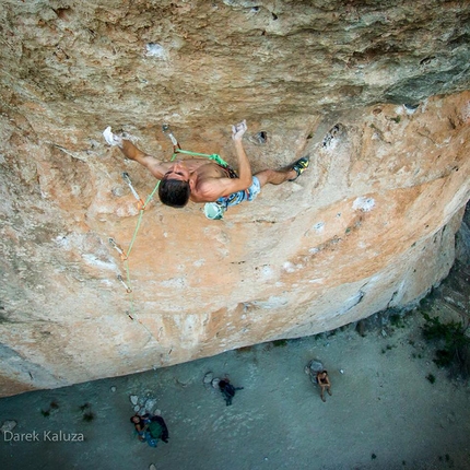 Piotr Schab 8c first ascent onsight at Cuenca and Biographie at Céüse