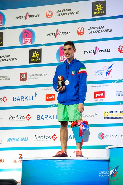 Campionati Mondiali Giovanili di Arrampicata Sportiva, Mosca - Andrea Zappini