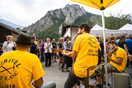 Grivel Day, Courmayeur - L’Orage at the Grivel Day celebrations at Courmayeur on 5 August 2018