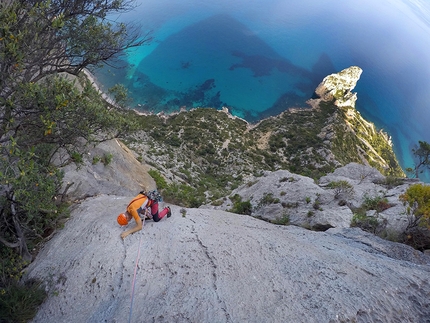 Atlantide at Baunei, new plaisir rock climb in Sardinia