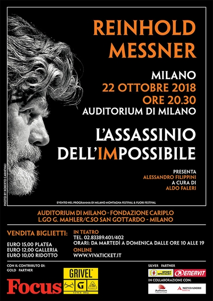 Reinhold Messner e L'assassinio dell'impossibile a Milano