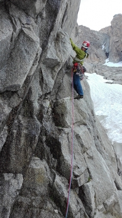 Aiguille d'Argentiere: new climbs in the Mont Blanc massif