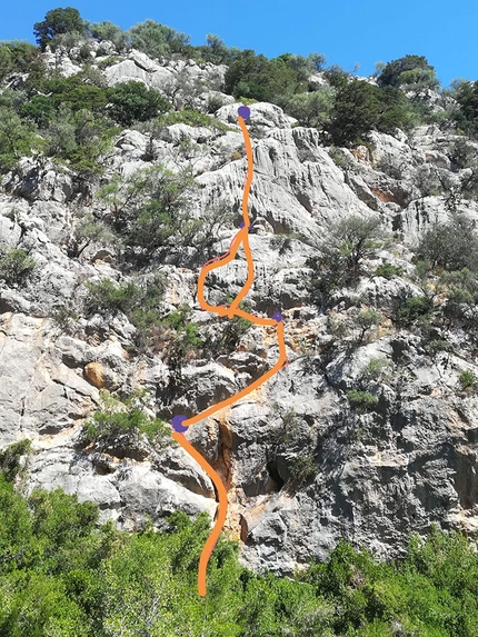 Sardegna arrampicata - Sardegna arrampicata: Codula Fuili, Il ritorno dei Camuni sul Pilastro del Camunorum