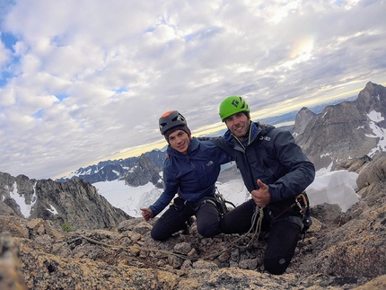 Asta Nunaat in Greenland, Andrea Ghitti and Fabio Olivari climb Gioielli Viventi