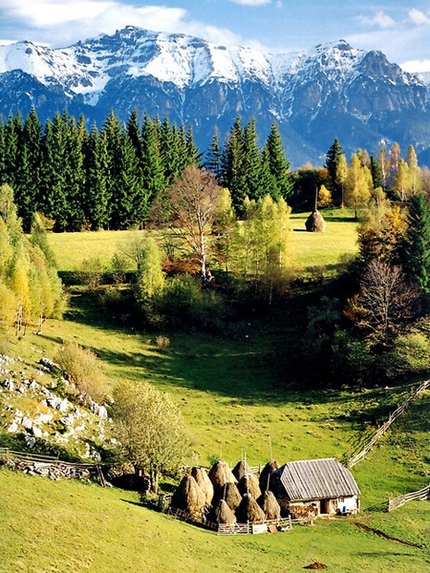 Romania - The landscape around Bran