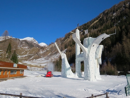 La torre di ghiaccio di Corvara - Rabenstein in Val Passiria non aprirà nella stagione 2021/22