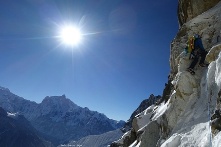 Sharphu II in Himalaya climbed by Spencer Gray and Aivaras Sajus