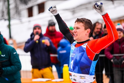 Coppa del Mondo di arrampicata su ghiaccio 2019 - Coppa del Mondo di arrampicata su ghiaccio 2019 a Corvara - Rabenstein: il vincitore Nikolai Kuzovlev