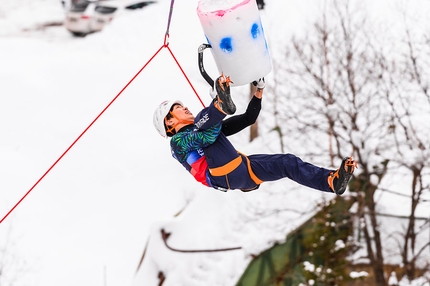 Coppa del Mondo di arrampicata su ghiaccio 2019 - Coppa del Mondo di arrampicata su ghiaccio 2019 a Corvara - Rabenstein: Heeyong Park