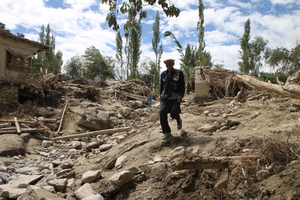 Pakistan Nangmah Valley - One of the devastated villages