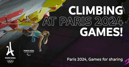 Arrampicata sportiva proposta per i Giochi Olimpici Parigi 2024