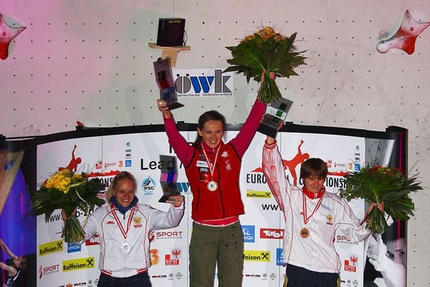 European Championship - Imst/Innsbruck (AUT) 2010 - Podio femminile dei Campionati Europei Speed 2010