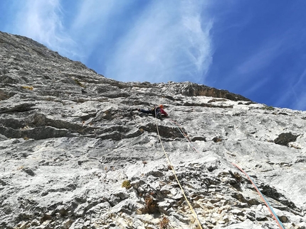 Cima Verde in Val d'Adige, nuova via d'arrampicata sulla Pala Grande