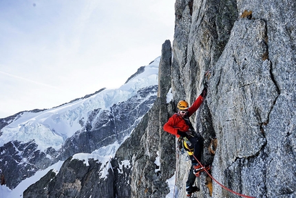 Aiguille de l'Amône, new East Face climb by Simon Chatelan and Silvan Schüpbach