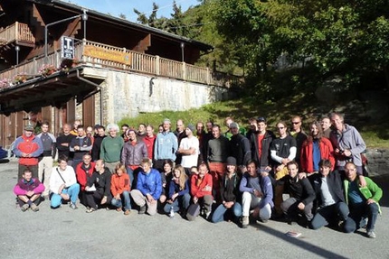 Meeting Internazionale di arrampicata Trad valle dell'Orco - il gruppo del primo International Trad climbing Meeting della Valle dell’Orco