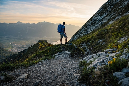 Svizzera a piedi - Svizzera a piedi sulla Via Alpina: 19° tappa, Rossiniere - Rochers de Naye. Durante la discesa da Rochers de Naye a Montreux