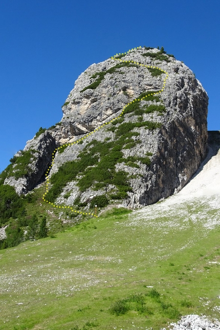 Via Ferrata Ra Pegna alla Tofana di Mezzo in Dolomiti