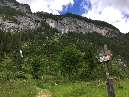 Valle di Garés, Dolomiti - Valle di Garés nelle Dolomiti Agordine