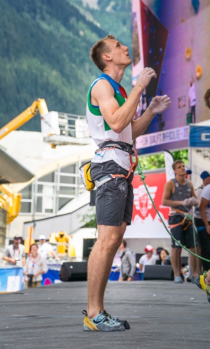 Ludovico Fossali - Ludovico Fossali, Coppa del Mondo Lead 2019 a Chamonix
