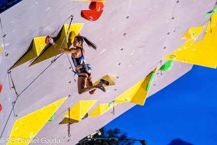 Nina Arthaud - Nina Arthaud competing in the third stage of the Lead World Cup 2019 at Briançon, France