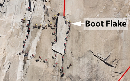 El Capitan e la foto Gigapixel delle vie di arrampicata