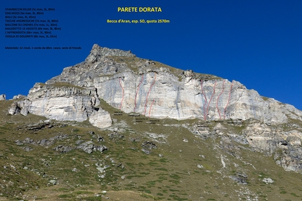 Parete Dorata, il nuovo sito di arrampicata in Valle d'Aosta