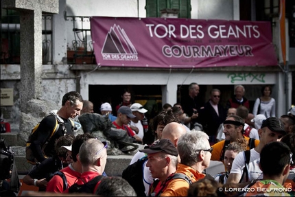 Tor des Geants 2010 - At the start of the Tor des Geants 2010