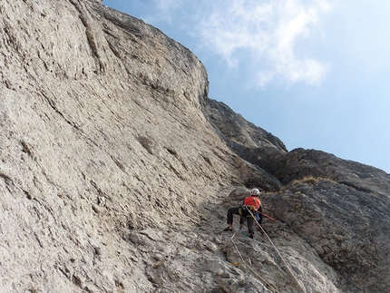 Nuova via d'arrampicata sul Torrione Cecilia in Grignetta