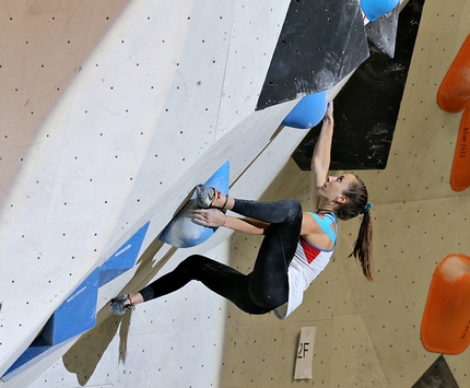Miriam Fogu - Miriam Fogu ai Campionati Europei di arrampicata Boulder di Bressanone