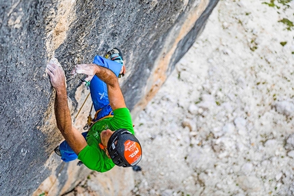 Dolmen, Rolando Larcher's new Dolomites single pitch climb