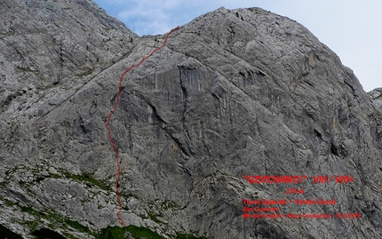 Geronimo up Torre Spinotti, new rock climb in Italy's Carnic Alps