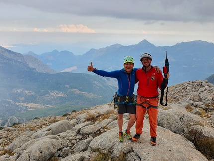 500+, new multi-pitch rock climb up Domuzucan Peak in Turkey