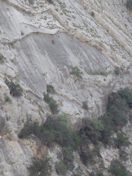 Sardegna arrampicata - Cartolina da Bainè, Punta Cucuttos, Gole di Gorropu, Sardegna