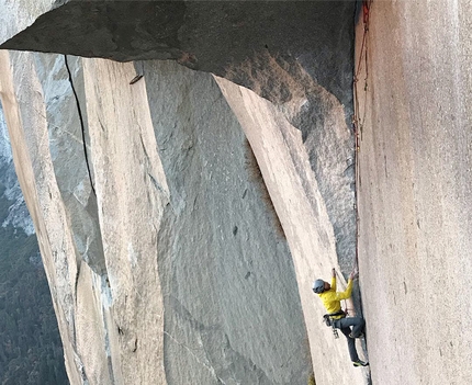 The Nose El Capitan Yosemite - Jacopo Larcher su The Nose, El Capitan, Yosemite nel 2018