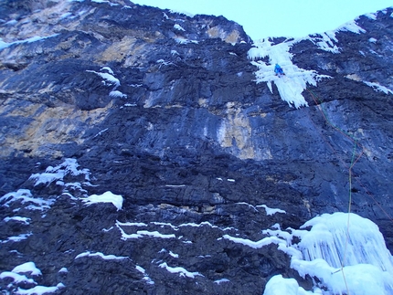 La Churri, nuova cascata di ghiaccio in Val Travenanzes