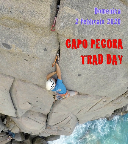 Capo Pecora Sardegna - Locandina del Trad day 2020, il meeting di arrampicata trad a Capo Pecora in Sardegna