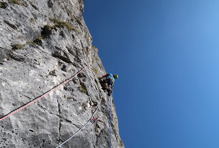 Rosengarten Dolomites climb in memory of Andrea Concini
